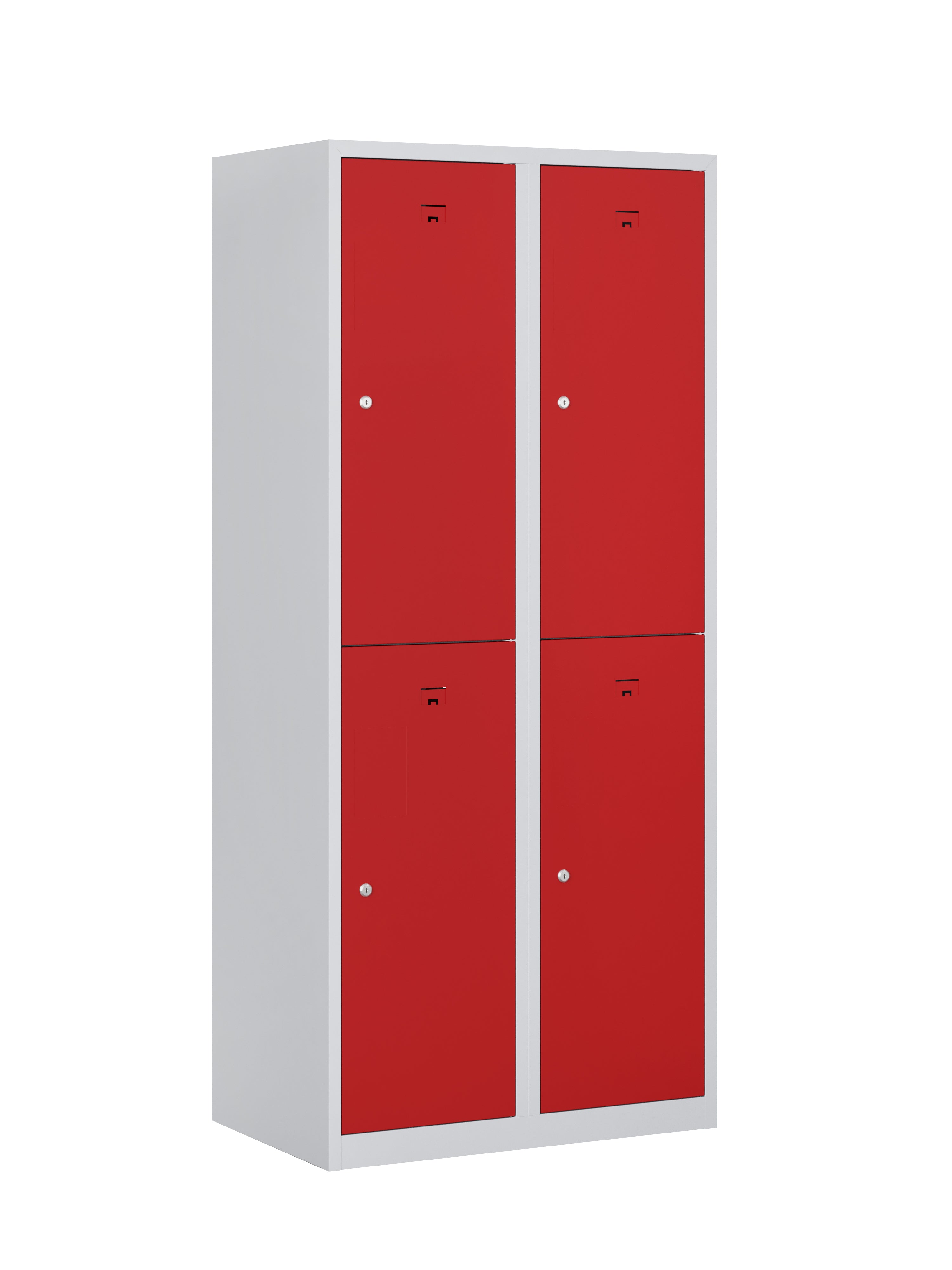Garderobekast PHTD 180-2.4 grijs/rood