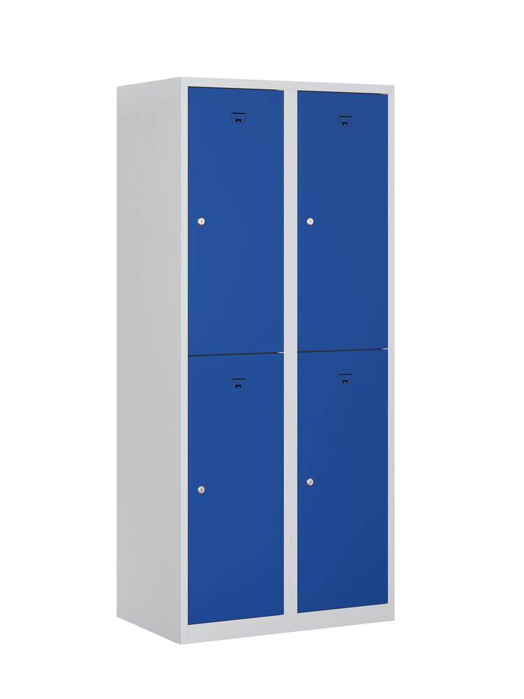 Garderobekast PHTD 180-2.4 grijs/blauw