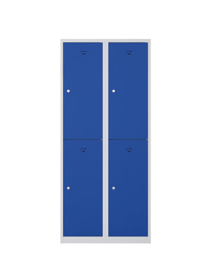 Garderobekast PHTD 180-2.4 met blauwe deuren