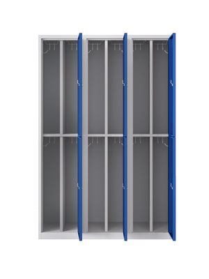 Garderobekast PHTD grijs/blauw van Ceha Europe