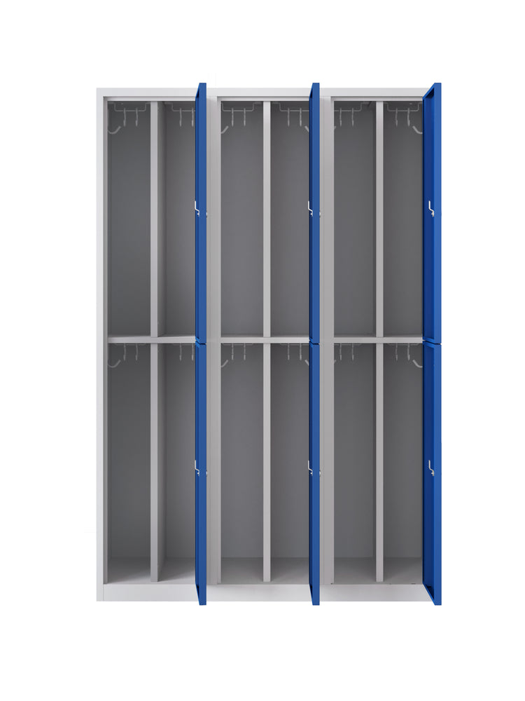 Garderobekast PHTD grijs/blauw van Ceha Europe