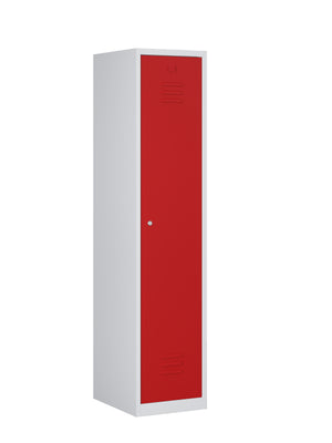 Garderobekast RHT 180-1.1 grijs/rood