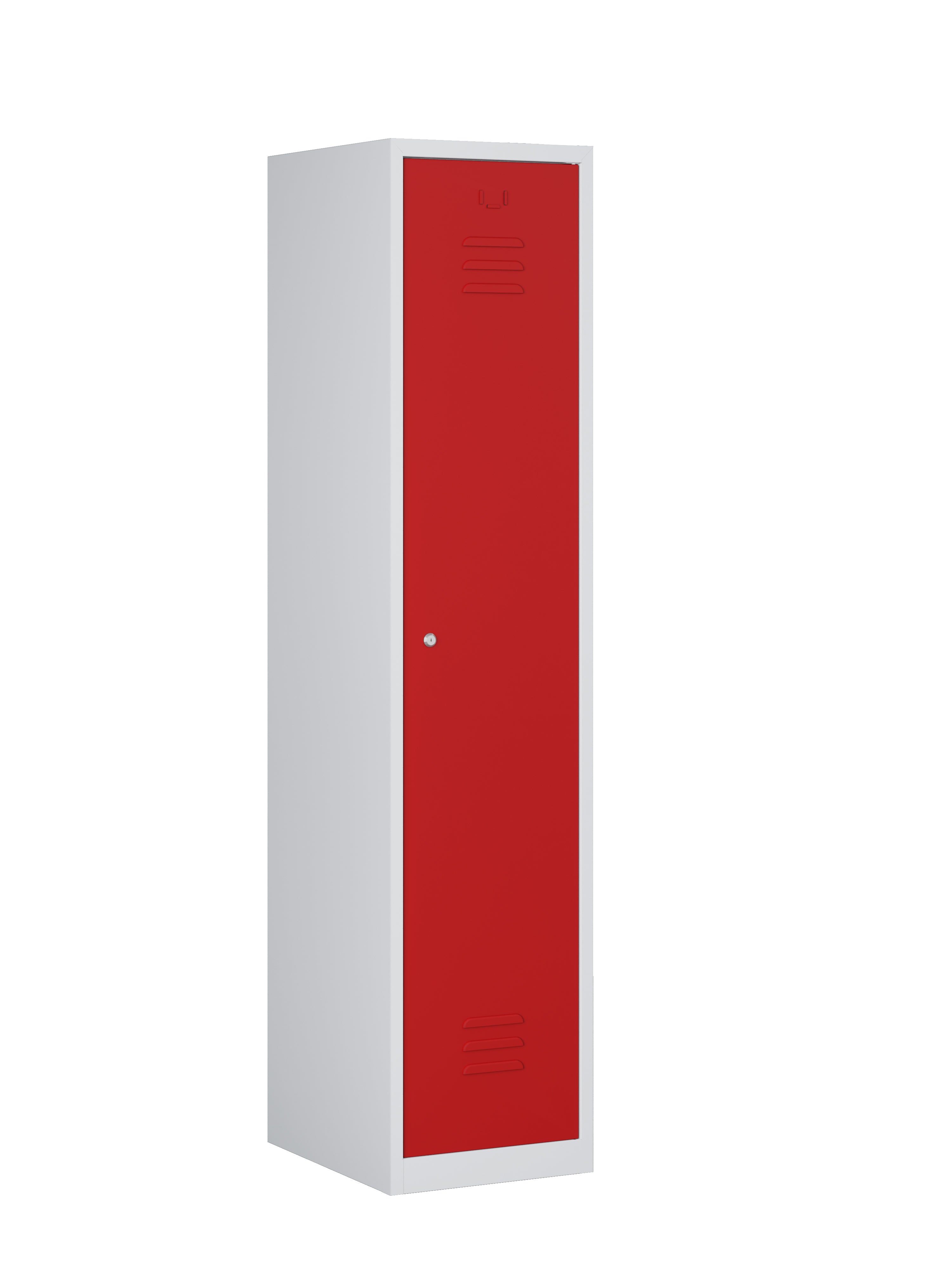 Garderobekast RHT 180-1.1 grijs/rood