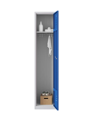 RHT locker 180 1.1 grijs/blauw met open deur Ceha Europe