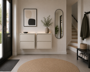 Set van 2 Bodi schoenenkasten in soft beige