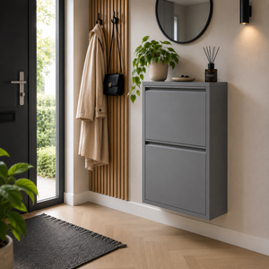 Schoenenkast Bodi 2-vaks Clay Grey van Ceha