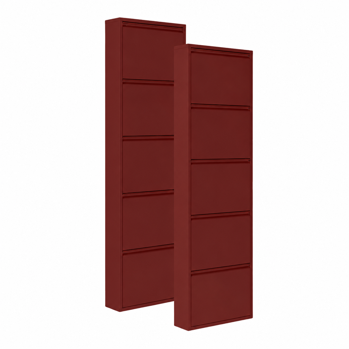 Schoenenkast Bodi 2-vaks Cherry Kiss set van 2