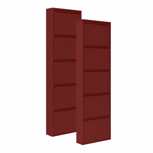 Schoenenkast Bodi 2-vaks Cherry Kiss set van 2