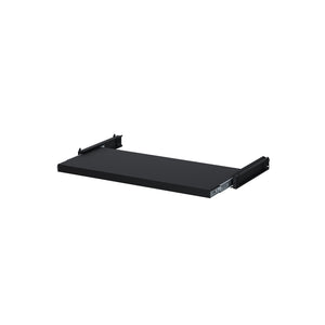 Uittrekbaar legbord 100 cm in zwart