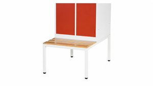 Witte zitbank garderobekast 60 cm