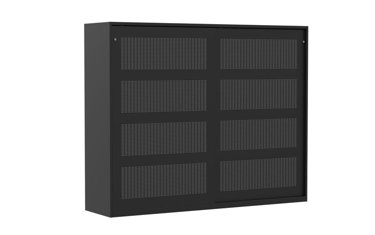 Akoestische schuifdeurkast DSDA 160x200 in RAL 9005