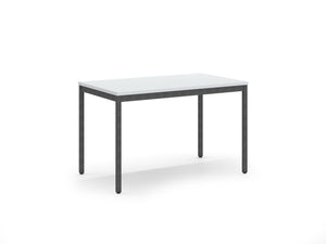 Bouwtafel 120x70x75 cm met lichtgrijs blad en hamerslag frame