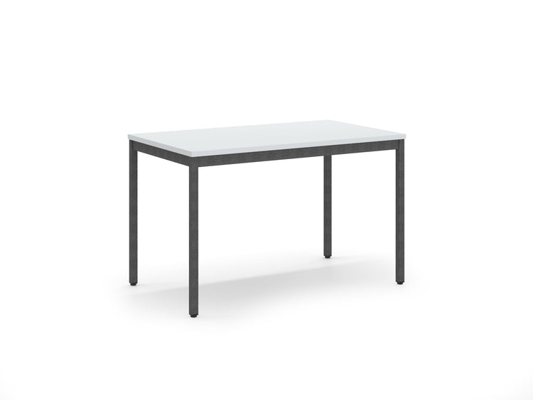 Bouwtafel 120x70x75 cm met lichtgrijs blad en hamerslag frame
