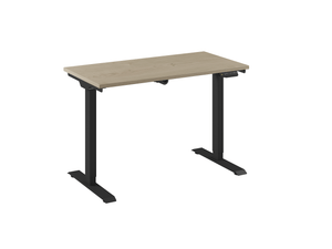 Compact bureau 120x60 van Ceha Europe in zwart eiken wit