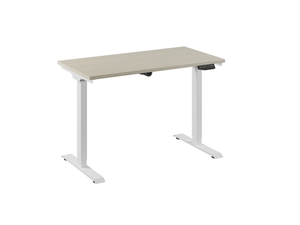 Neutraal elektrisch sta/zitbureau met 3 standen geheugen bediening 