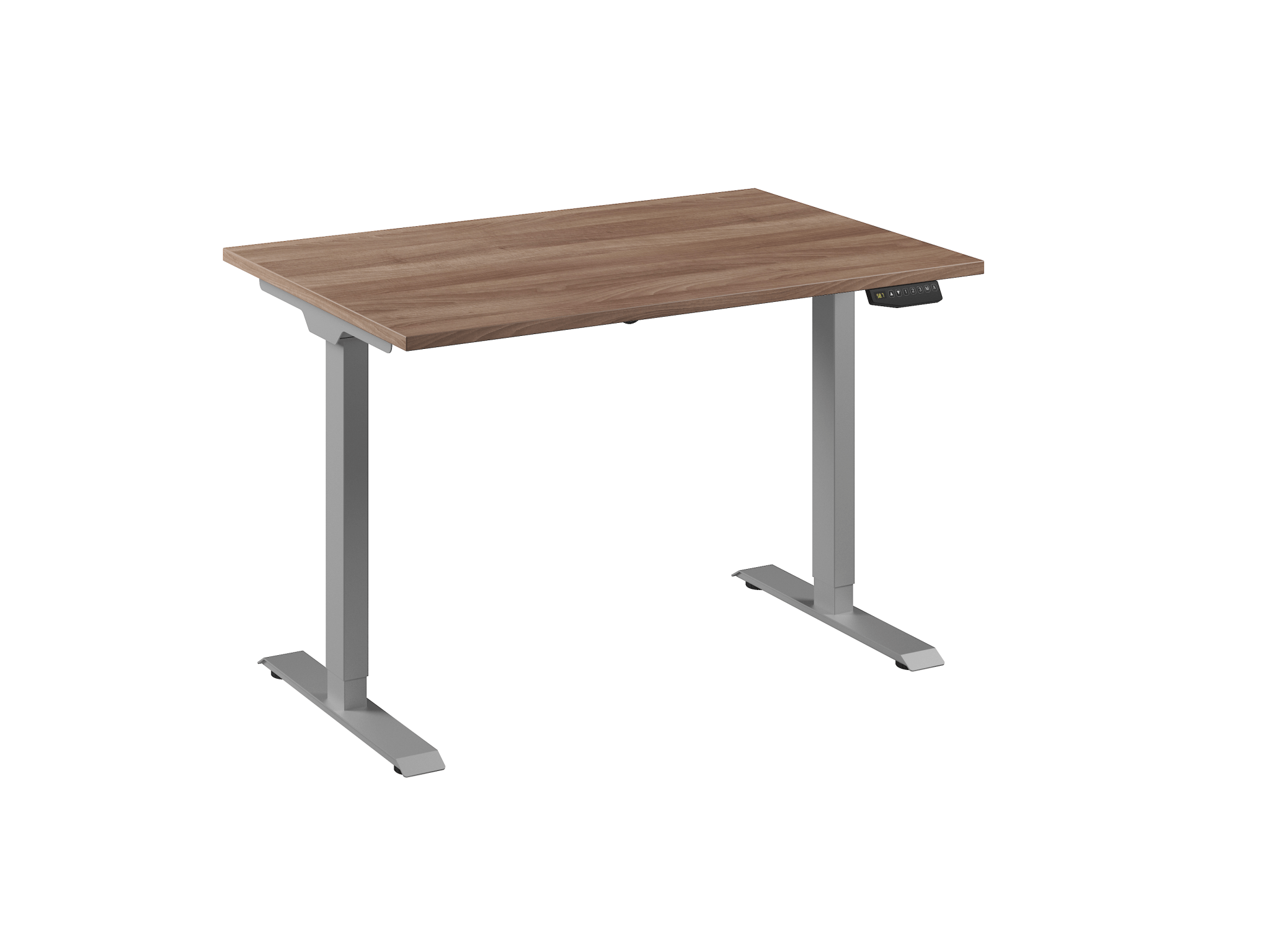 Verstelbaar bureau aluminium havanna van Ceha Europe voor moderne werkplekken