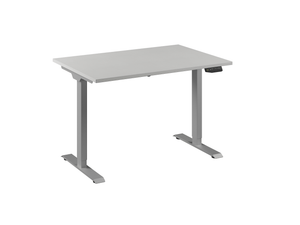 Ceha Europe bureau 120x80 met wit blad en aluminium onderstel