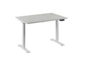 Ergonomisch werkbureau van Ceha Europe in volledig wit