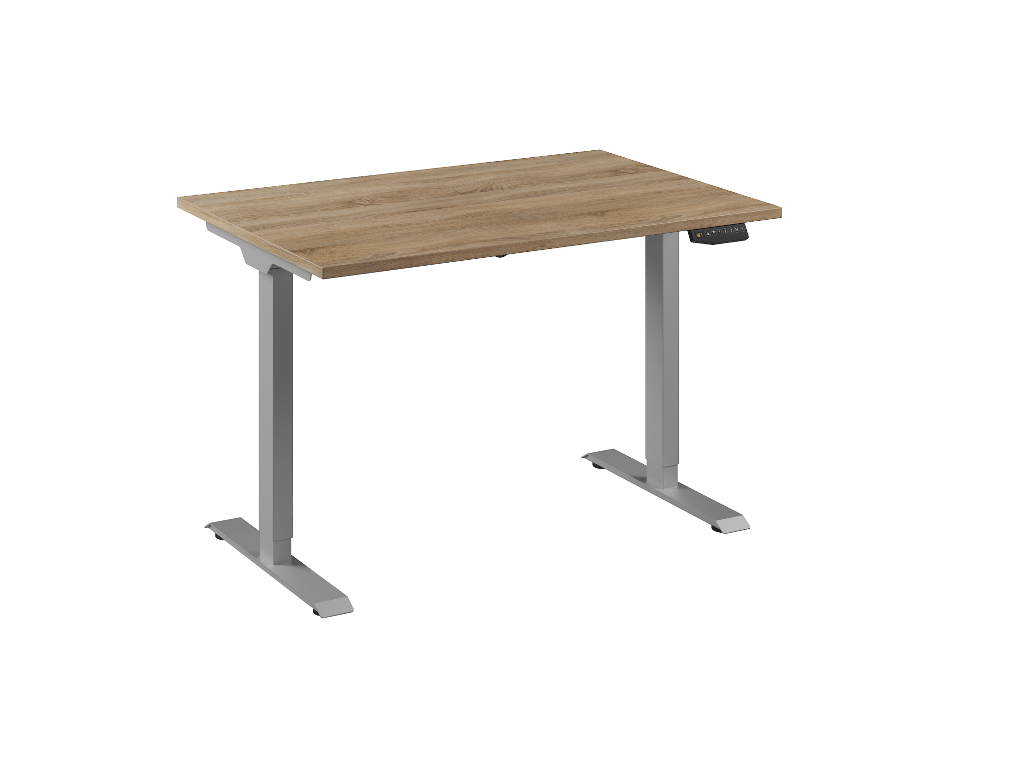 Ergonomisch werkbureau van Ceha Europe in aluminium robson