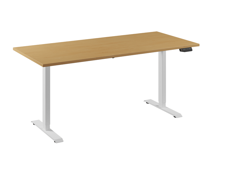 Bureau in hoogte elektrisch verstelbaar van 73,5 tot 123,5 cm