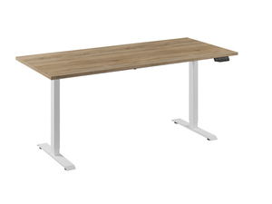 Verstelbaar bureau wit robson 180x80 voor kantoor