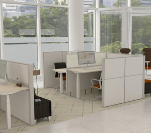 Sta/zit- bureaus in kantooromgeving