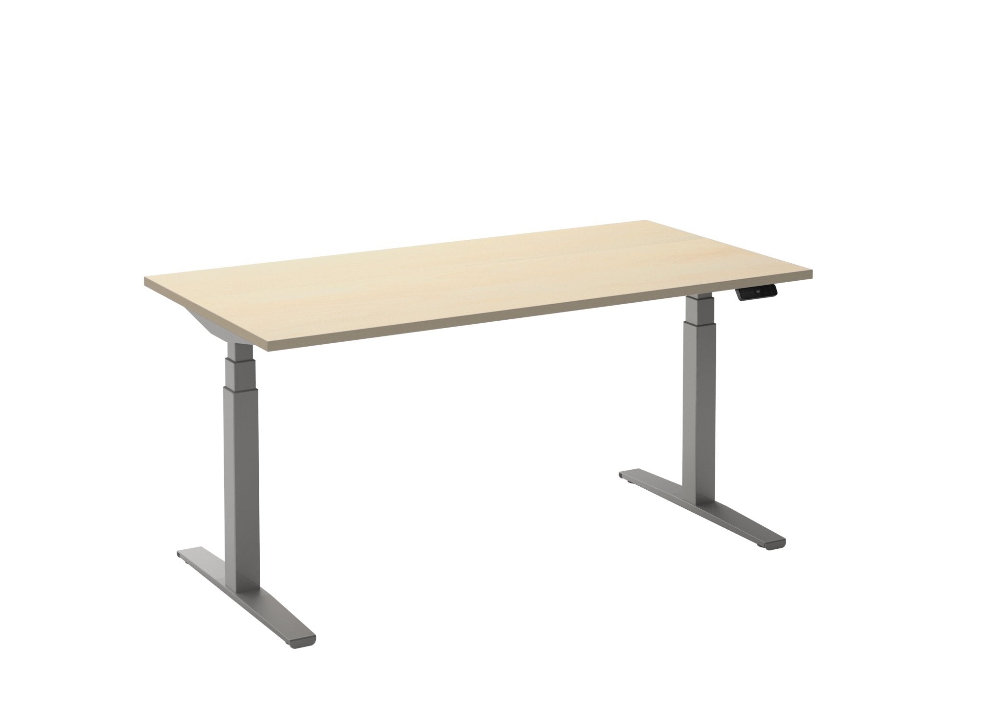 Bureau Adjust 2 Plus QA 160x80 Aluminium/Ahorn
