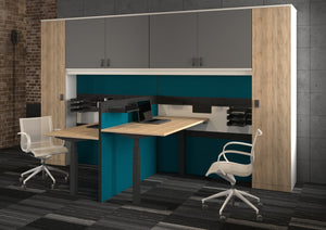 Inspirerende werkplek met verstelbaar bureau van Ceha Europe