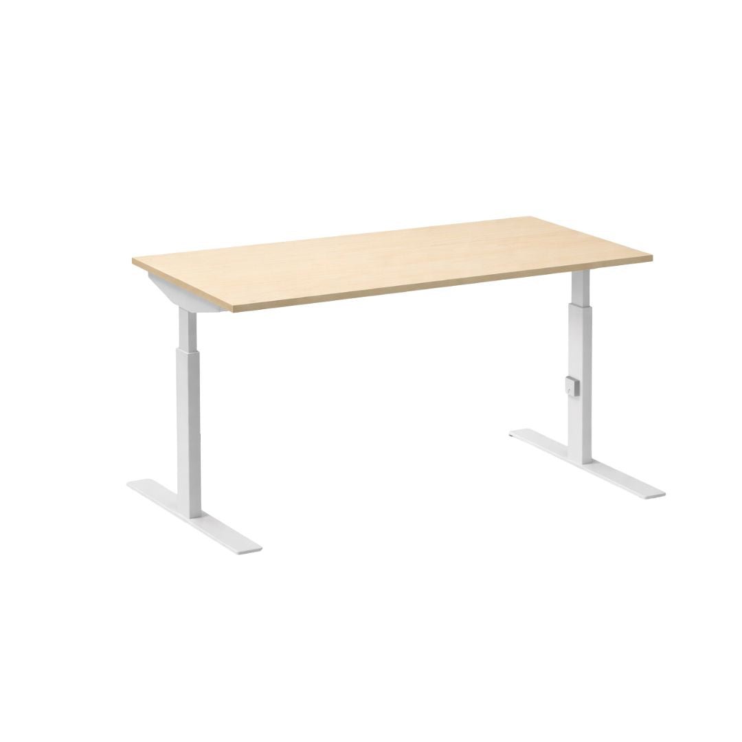 Bureau Click-T 120x60 Wit/Ahorn