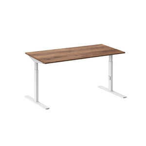 Bureau Click-T 120x60 Wit/Eiken tabak