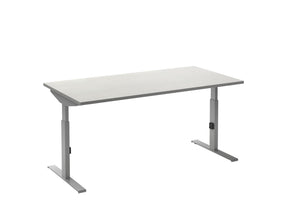 Bureau Click-T 120x80 Aluminium/Wit van Ceha Europe