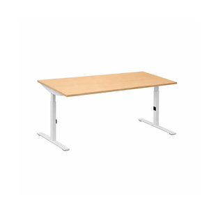 Click-T bureau 120x80 Wit/Beuken