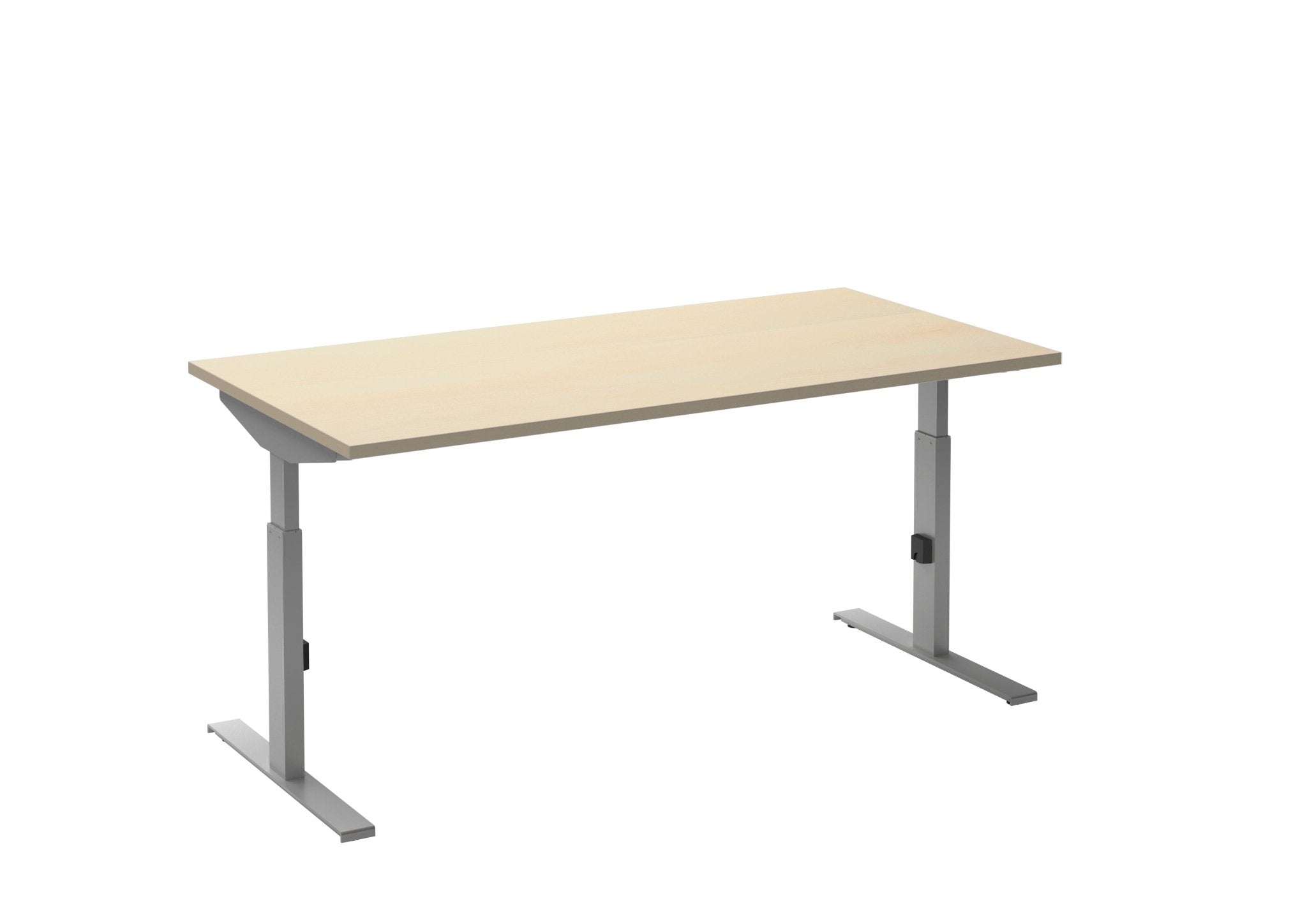 Bureau Click-T 140x80 Aluminium/Ahorn van Ceha Europe