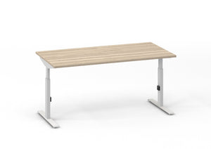 Bureau Click-T 160x80 Wit/Eiken wit