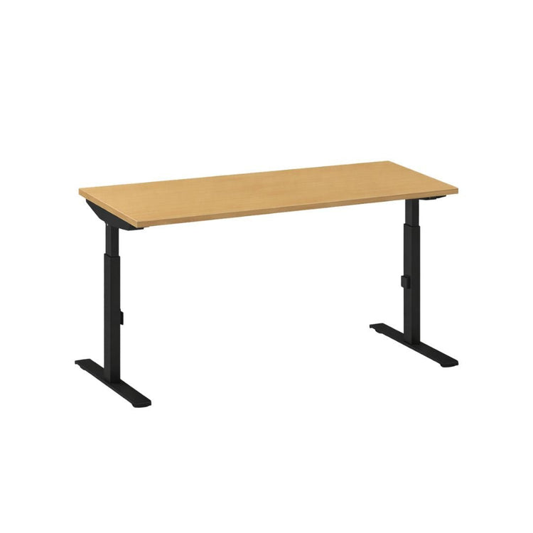 Zwart/beuken Click-T bureau 200x80 cm