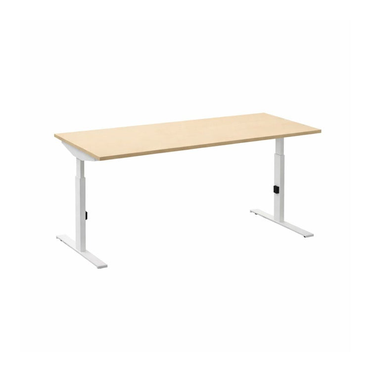 Click t bureau met witte poten en ahorn blad