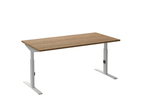 Bureau Click-T 180x90 wit/eiken tabak