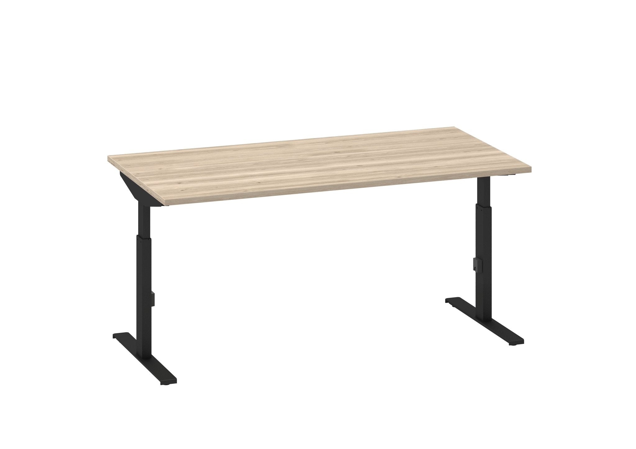 Bureau Click-T 180x90 Zwart/Eiken wit