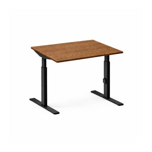 Click-t bureau met eiken tabak blad 80x80 cm