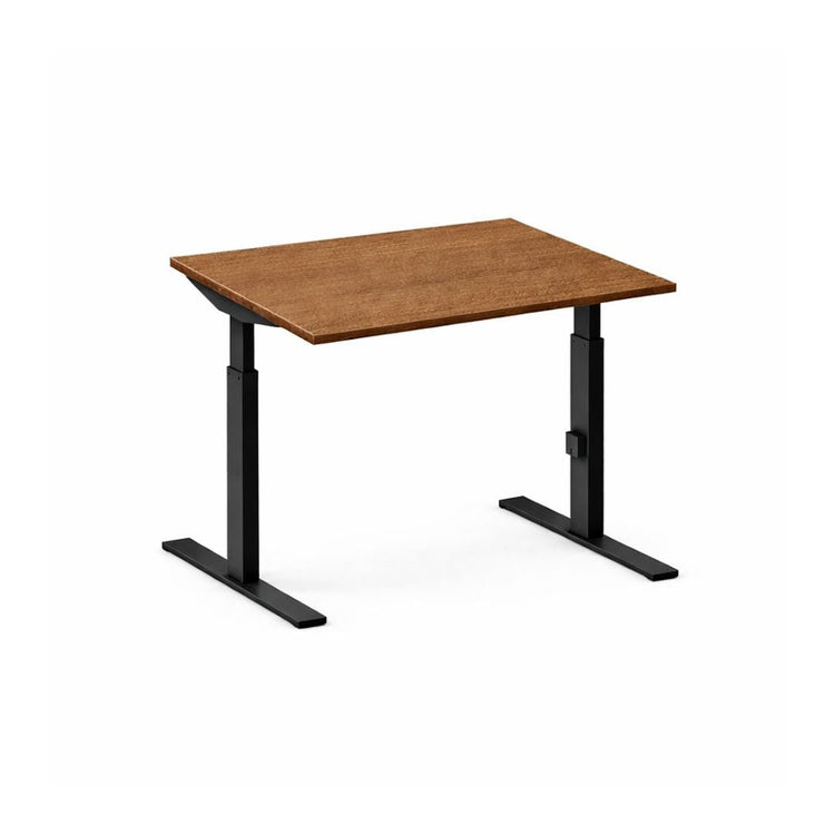 Click-t bureau met eiken tabak blad 80x80 cm