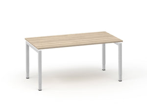 Bureau Easy 4 120x80 wit/eiken wit 