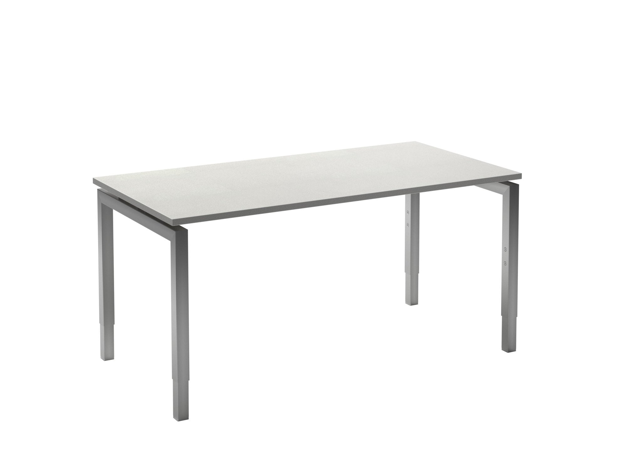 Bureau Easy 4 140×80 aluminium/wit