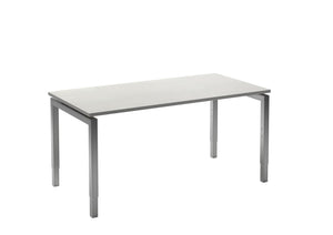 Bureau Easy 4 140×80 aluminium/wit