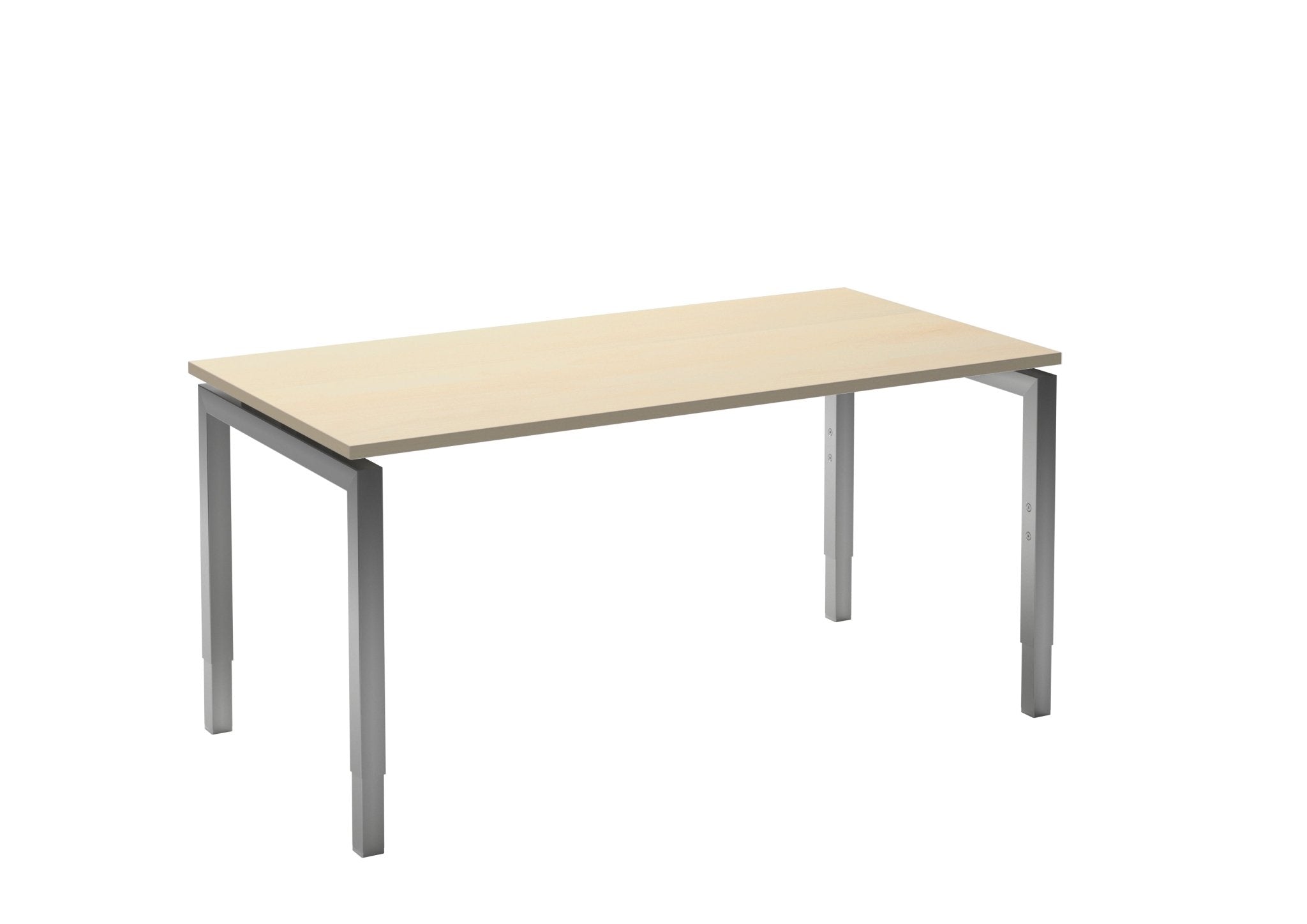 Bureau Easy 4 140x80 aluminium/ahorn 