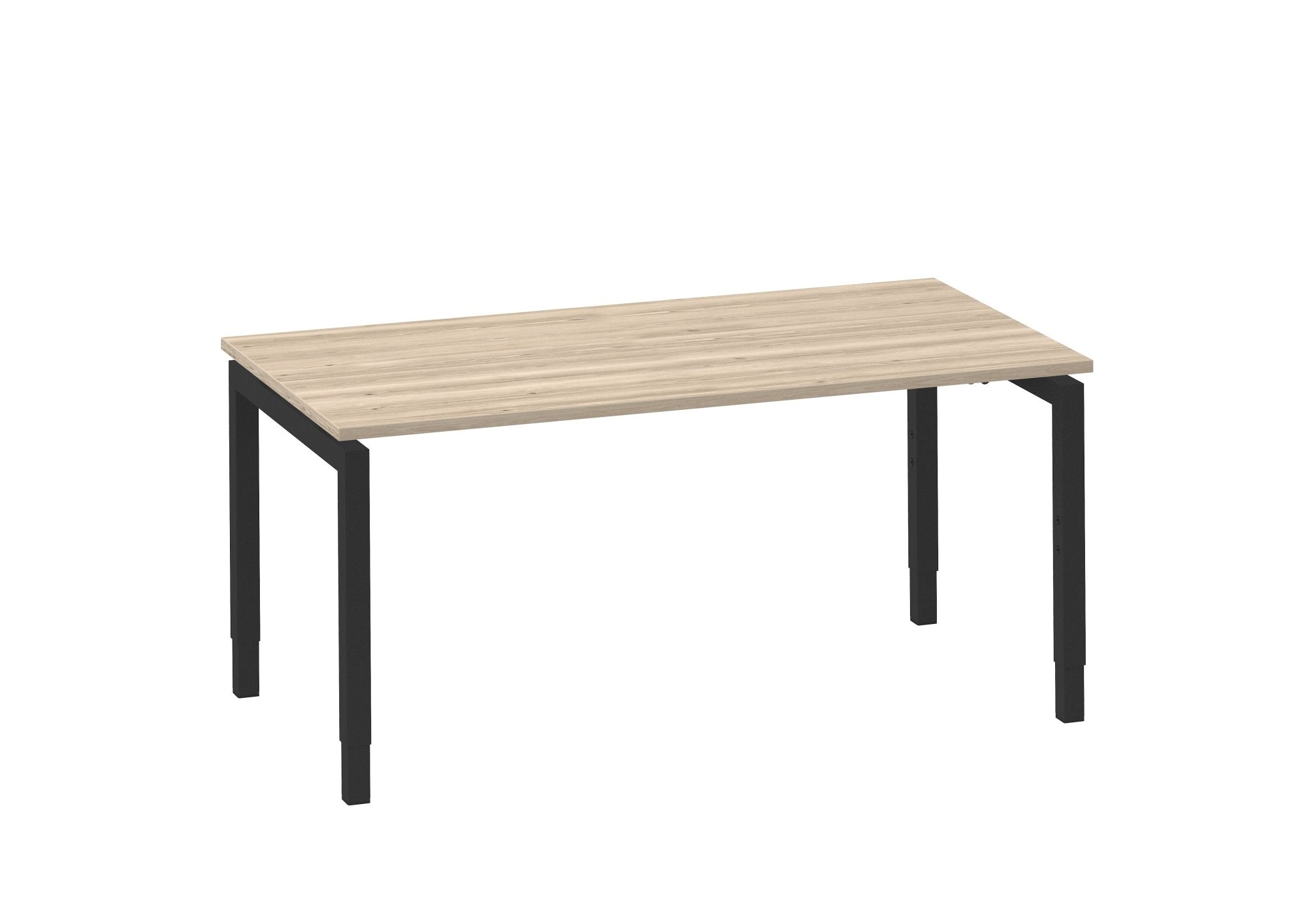 Bureau Easy 4 zwart/eiken wit van Ceha Europe