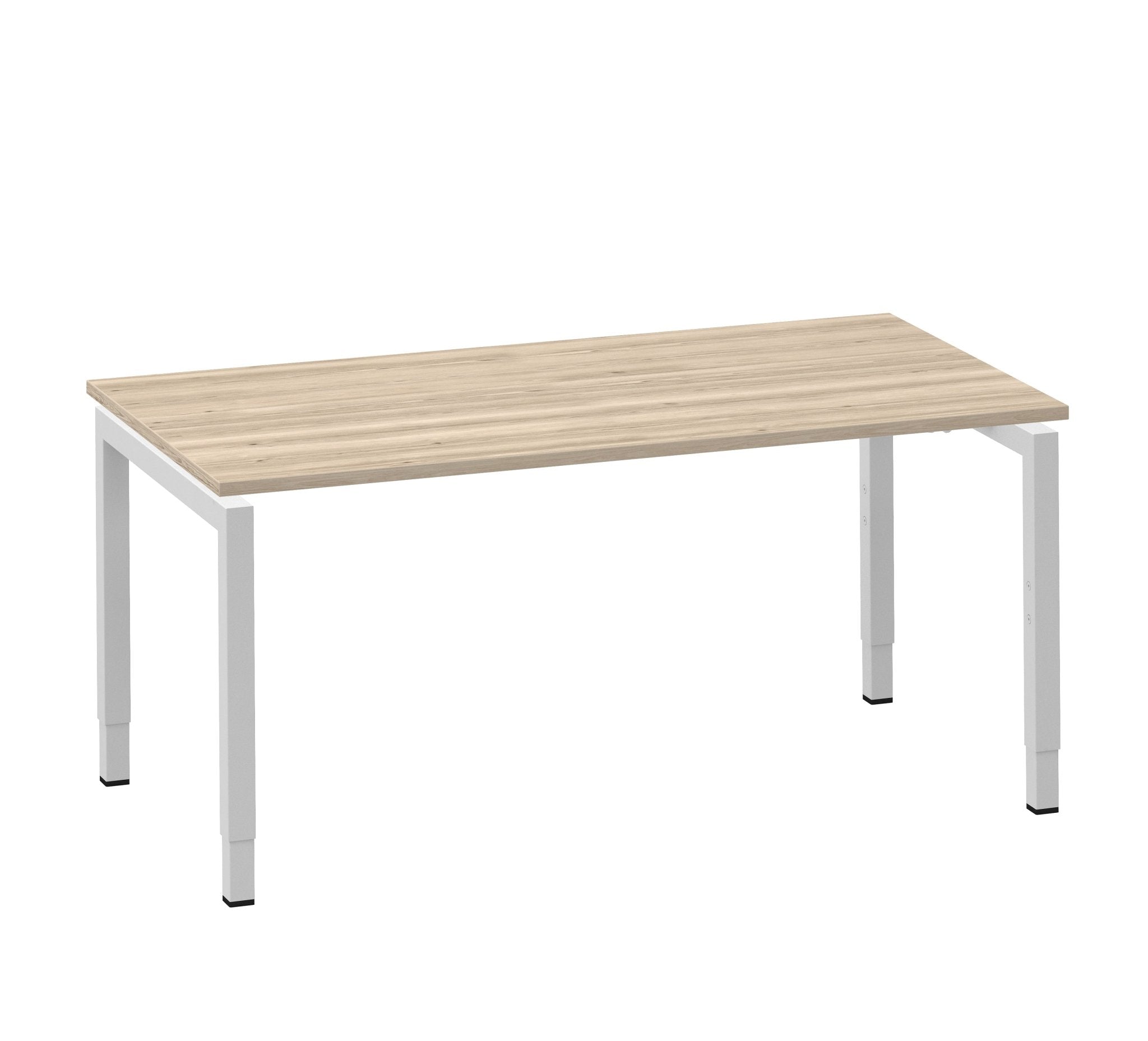 Bureau Easy 4 160x80 wit/eiken wit