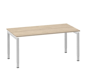 Bureau Easy 4 160x80 wit/eiken wit