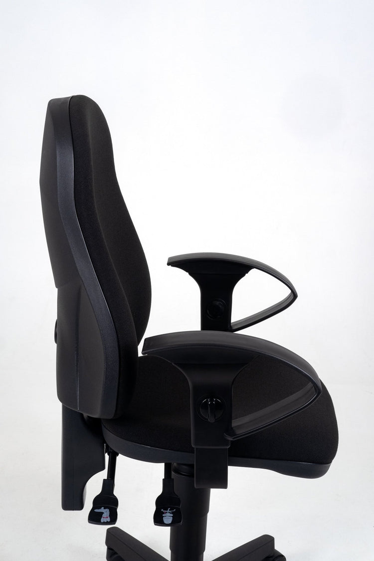 Zijkant bureaustoel Daan