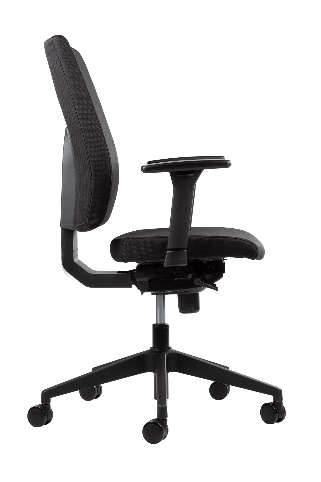 Zijkant van bureaustoel Rock Zwart