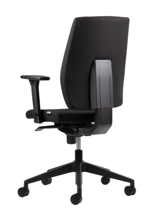 Achterkant van de Rock bureaustoel